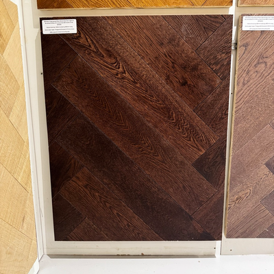 Windsor Engineered Real Wood Oak Herringbone Brushed Coffee UV Lacquered